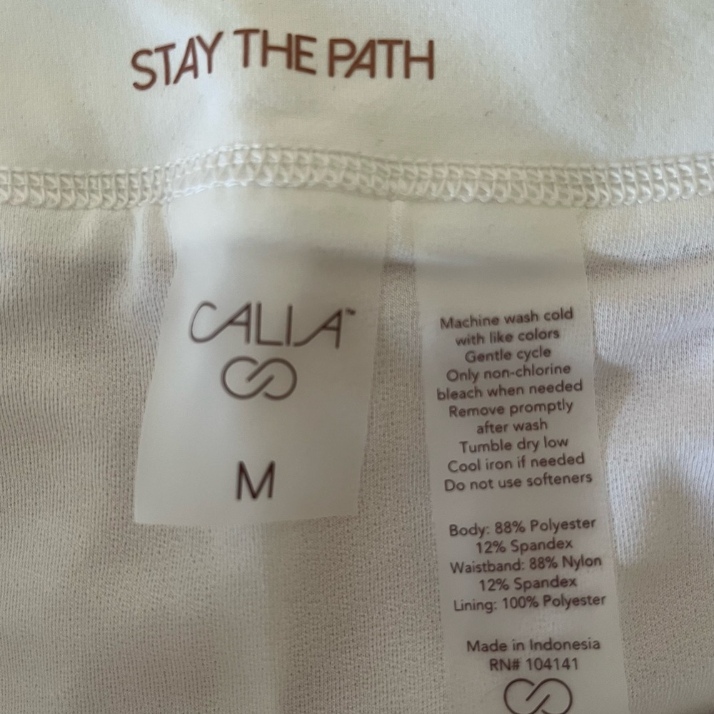 Calia White Women's Performance Shorts - Picture 3 of 5